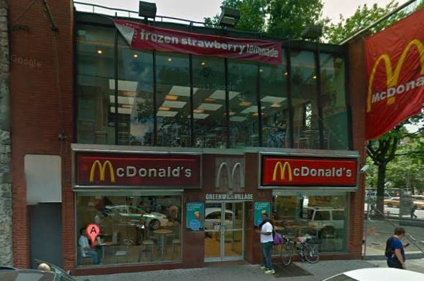 The McDonald's in question, as seen on Google Maps Street View.